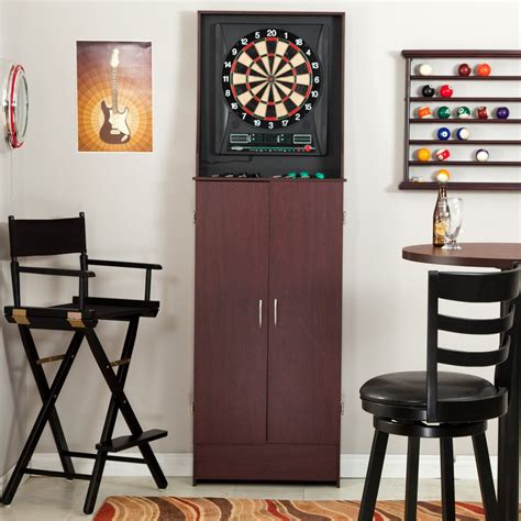 free standing dart board cabinets